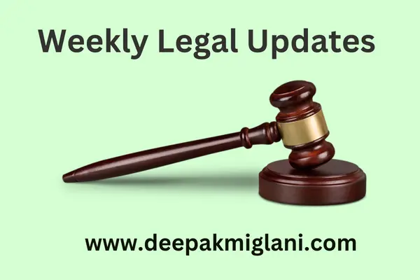 Weekly Legal Updates